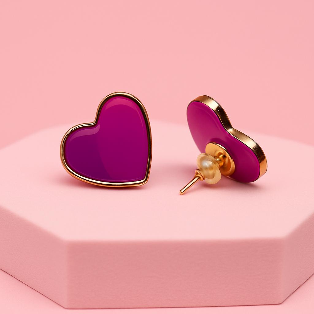 Enchanted Magenta Hearts