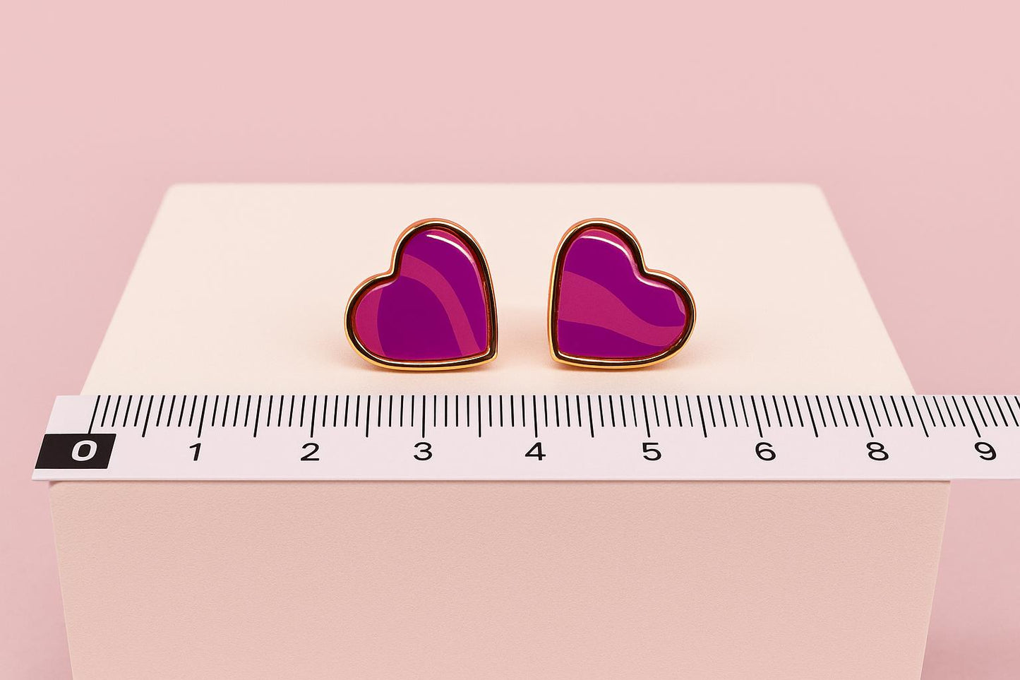 Enchanted Magenta Hearts