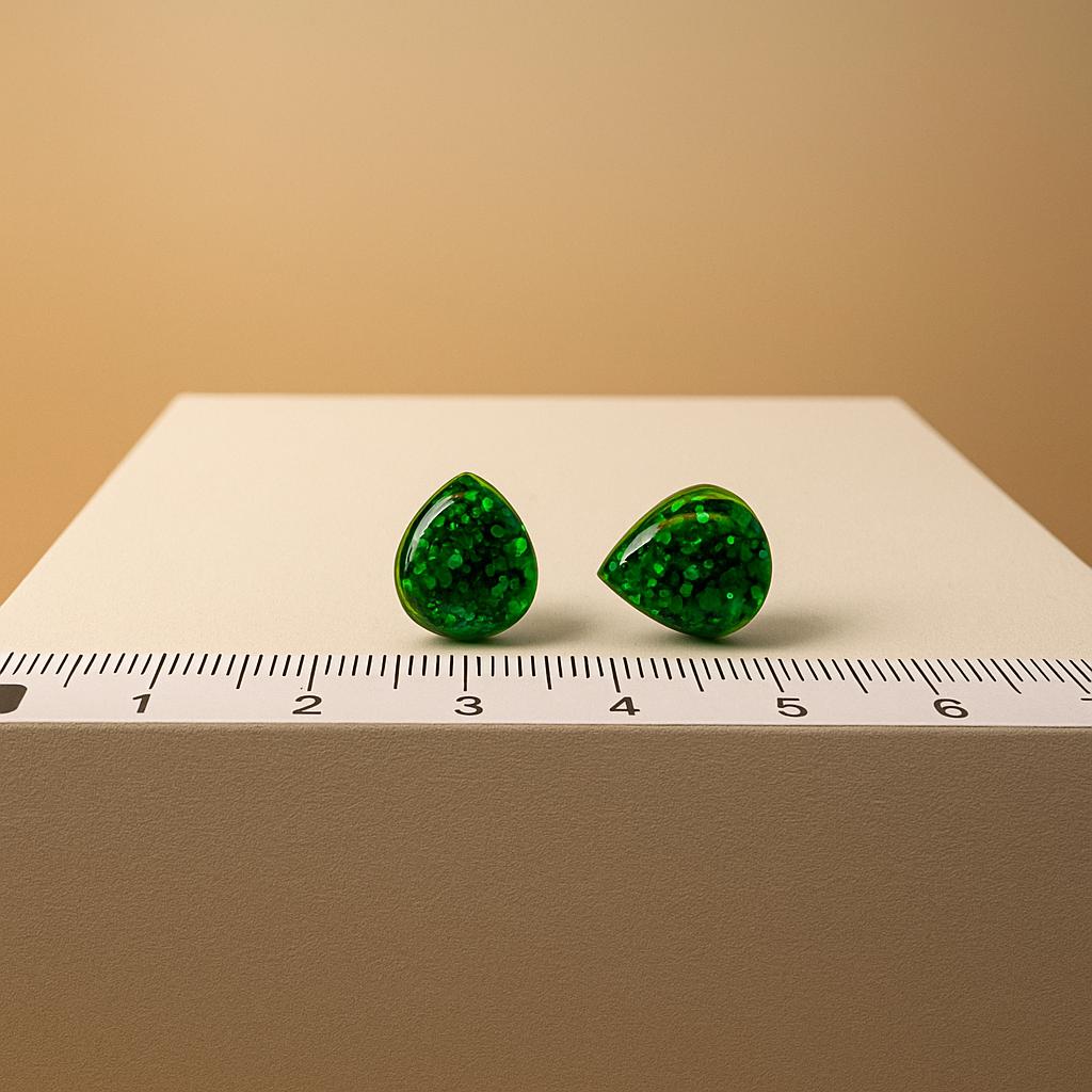 Emerald Teardrop Earrings