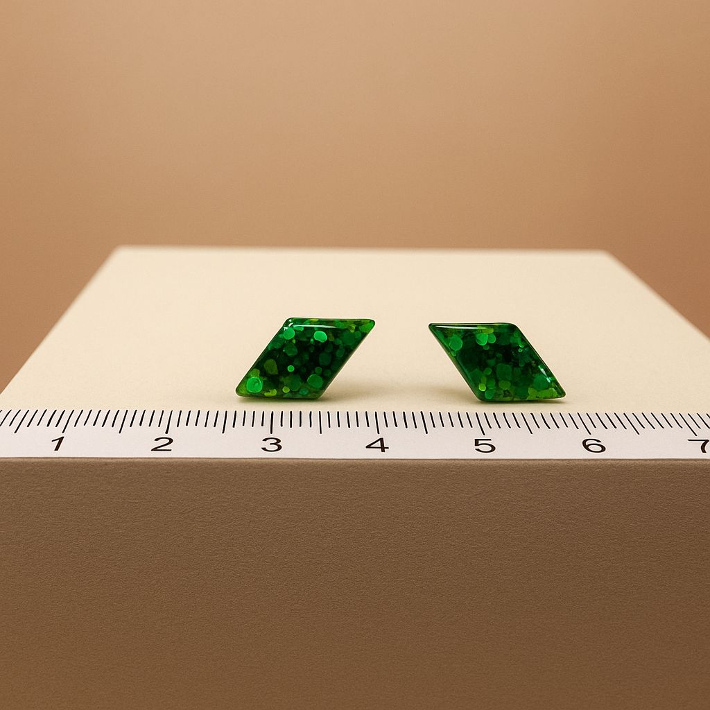 Emerald Diamond Earrings