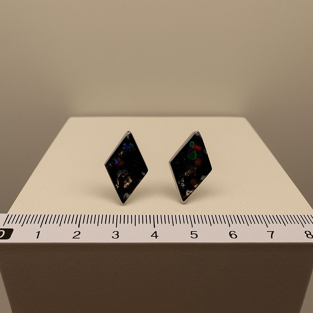 Galaxy Diamond Stud Earrings