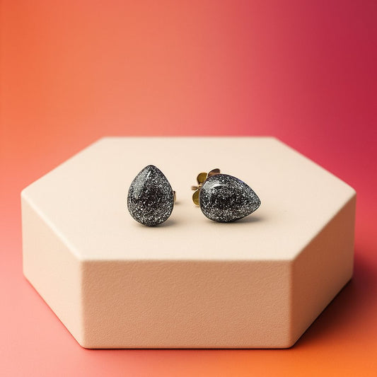 Galaxy Teardrop Earrings – Starlit Elegance